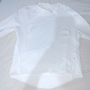 White LuluLemon Long Sleeve Top